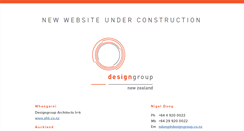 Desktop Screenshot of designgroup.co.nz